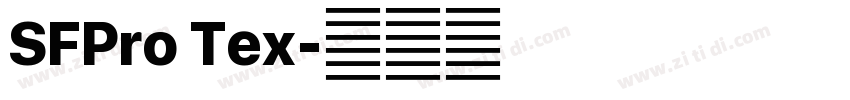SFPro Tex字体转换